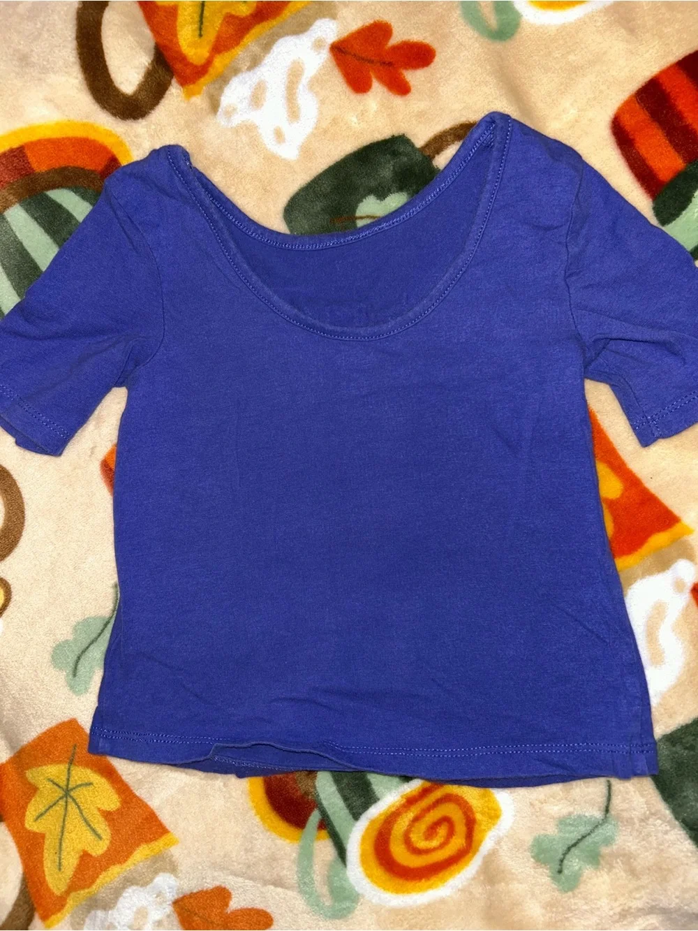 Kids Blue 'Sharing is Caring' Ice Cream Graphic Tee